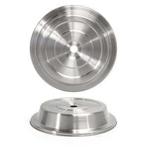 872-DCV005BSS23 11 1/2" Round Plate Cover - 2 1/4"H, Stainless Steel w/ Brushed Finish