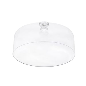 872-DCV006CLT28 11" Round Dome Cover - Plastic, Clear