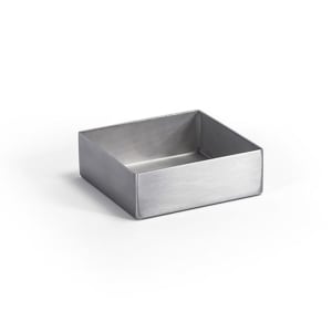 872-DSD028BSS24 2 1/2 oz Square Ramekin - Stainless Steel