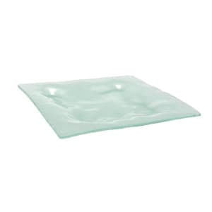 872-DSP012FRG21 10" Square Arctic™ Dinner Plate - Glass, Frosted