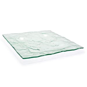 872-DOS002CLG22 13" Square Arctic™ Dinner Plate - Glass