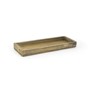 872-RTR006NAW22 Rectangular Rustic Wood™ Serving Tray - 11 3/4" x 4 1/4", Wood