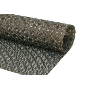 872-RTL016COV83 Rectangular Bronze Placemat - 17 1/2" x 11 3/4", Woven Vinyl, Metroweave®