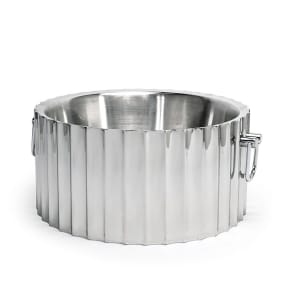 872-SIB002MSS28 14 1/2" Round Double Wall Beverage Tub - Stainless Steel