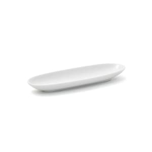 872-SPT009WHP23 Oval Sampler™ Serving Tray - 8" x 2 1/4", Porcelain, White