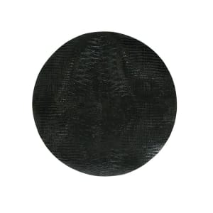 872-RTL017BKL23 12" Round Sumatra Faux Leather Placemat - Henna