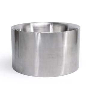 872-SIB001BSS28 4 gal Round Cooling Tub - 15 1/2"D x 9"H, Stainless Steel