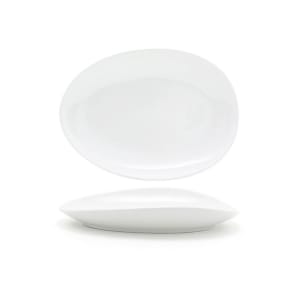 872-SPT055WHP20 Oval Tides™ Platter - 14 1/2" x 10 1/2", Porcelain, White