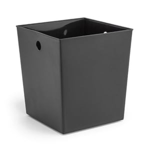 872-RWL008EST23 8 1/4" Square Flare Riser Liner - Polypropylene, Black
