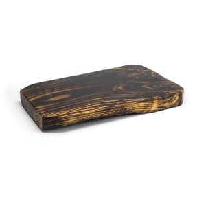 872-SPT046DWW20 Rectangular Serving Board - 16" x 10", Wood, Carbon