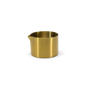 872-TCR015GOS23 8 oz Soho Pourer - Stainless Steel, Matte Brass