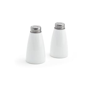 872-TSP009WHP22 3 oz Salt & Pepper Shaker Set - Porcelain, 4"H