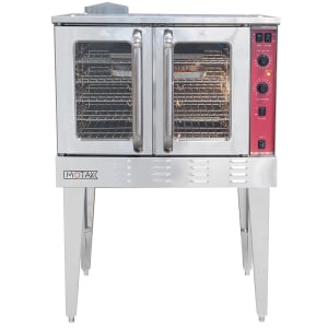 895-DCO1N Bakery Depth Single Full Size Convertible Gas Convection Oven - 54,000 BTU