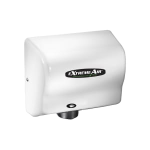 155-GXT9M Automatic Hand Dryer w/ 10 Second Dry Time - White Epoxy Steel, 100 240v/1ph