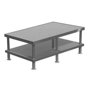 207-STANDFVCCB72 73" x 23" Stationary Equipment Stand for VCCB72 - Undershelf, Stainless Steel