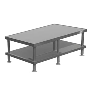 207-STANDFVCCB60 61" x 23" Stationary Equipment Stand for VCCB60 - Undershelf, Stainless Steel
