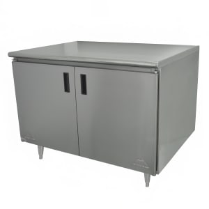 009-EHBSS246X 72" Enclosed Work Table w/ Swing Doors, 24"D
