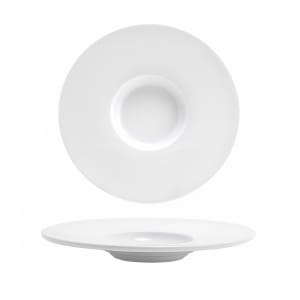 872-DSP035WHP22 9 1/4" Round Monaco Plate - Porcelain, White