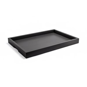 872-RRT005BKB11 Rectangular Serving Tray - 19" x 13" x 1 1/2", Bamboo, Black
