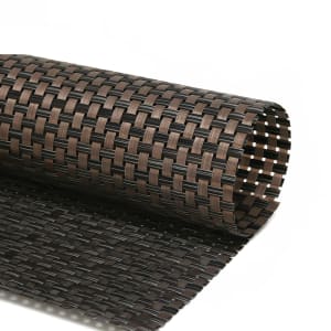 872-RTL011COV83 Rectangular Copper Placemat - 17 1/2" x 11 3/4", Woven Vinyl, Metroweave®