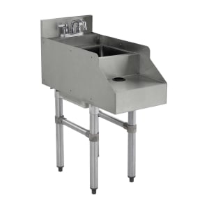 009-CRRS18X 18" Underbar Blender Recess Station w/ Dump Sink & Faucet