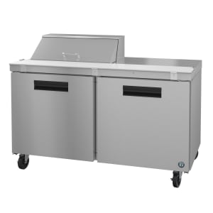 440-SR60B8 60" Steelheart Sandwich/Salad Prep Table w/ Refrigerated Base, 115v