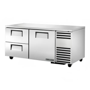 598-TUC67D2 67" W Undercounter Refrigerator w/ (2) Sections, (2) Drawers & (1) Door, 115...