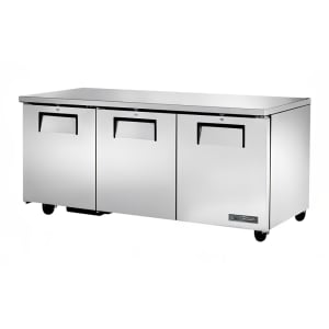 598-TUC72ADA 72" W Undercounter Refrigerator w/ (3) Sections & (3) Doors, 115v