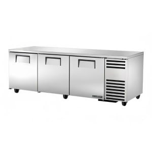 598-TUC93 93" W Undercounter Refrigerator w/ (3) Sections & (3) Doors, 115v