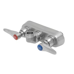 064-S1115LN Wall Mount Faucet Base w/ 4" Centers - 1/2" NPT Male Inlet
