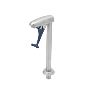 064-S1210 Pedestal Push Back Glass Filler w/ 1/2" NPT Male Inlet