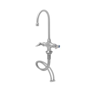 064-S0300 Deck Mount Faucet - 5 3/4" Swivel Gooseneck Spout, Single Hole