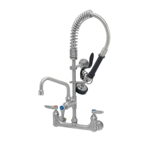 064-SMPK8WLN06 22 1/8"H Wall Mount Pre Rinse Faucet - 1.15 GPM, Base with Nozzle