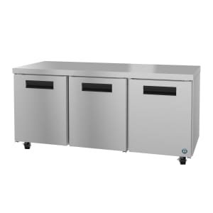 440-UR72B01 72" W Undercounter Refrigerator w/ (3) Sections & (3) Doors, 115v