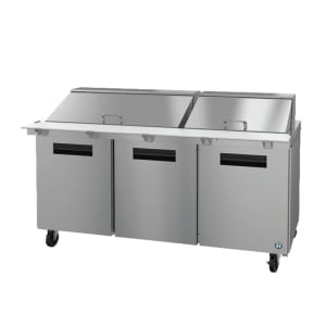 440-SR72B30M 72" Steelheart Mega Top Sandwich/Salad Prep Table w/ Refrigerated Base, 115v