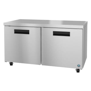 440-UR60B 60" W Undercounter Refrigerator w/ (2) Sections & (2) Doors, 115v