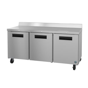 440-WR72B01 72" W Worktop Refrigerator w/ (3) Sections & (3) Doors, 115v