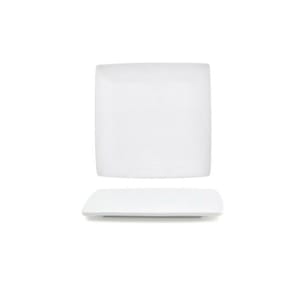872-DAP044WHP23 5 1/2" Square Canvas® Plate - Porcelain, White