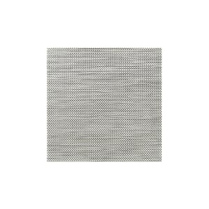 872-RTL023GYV83 Square Grey Placemat - 8 3/4 " x 8 3/4", Woven Vinyl, Metroweave®