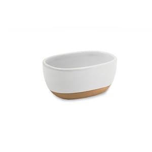 872-TSH010BEP22 Oval Sugar Caddy - Porcelain, Ash
