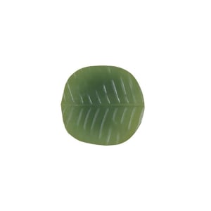 872-XCO005GRV83 4 1/2" Banana Leaf Coaster - Vinyl, Green