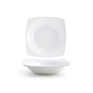 872-DBO109WHP22 16 oz Square Canvas® Bowl - Porcelain, White