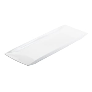 151-PP152 23" x 7" Rectangular Platter - Porcelain, Bright White
