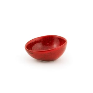 872-ASC023RDP23 1 1/2 oz Kiln® Ramekin - Porcelain, Chili