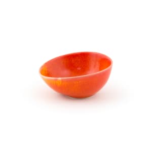 872-ASC024ORP23 4 oz Kiln® Ramekin - Porcelain, Blood Orange