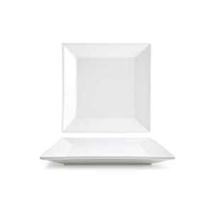 872-DAP011WHP13 8 1/2" Square Kyoto™ Plate - Porcelain, White
