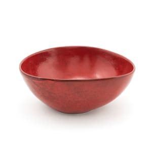 872-BBO034RDP20 60 oz Irregular Kiln® Bowl - Porcelain, Chili