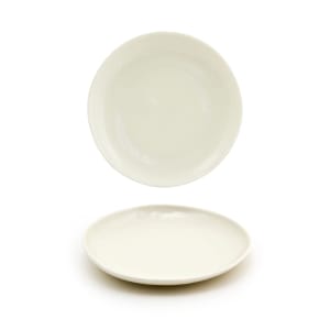 872-DAP076BEP23 6" Round Kiln® Plate - Porcelain, Vanilla Bean