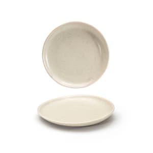 872-DAP076MUP23 6" Round Kiln® Plate - Porcelain, Mushroom