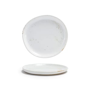 872-DAP082BEP23 6" Round Artefact™ Plate - Porcelain, Ash
